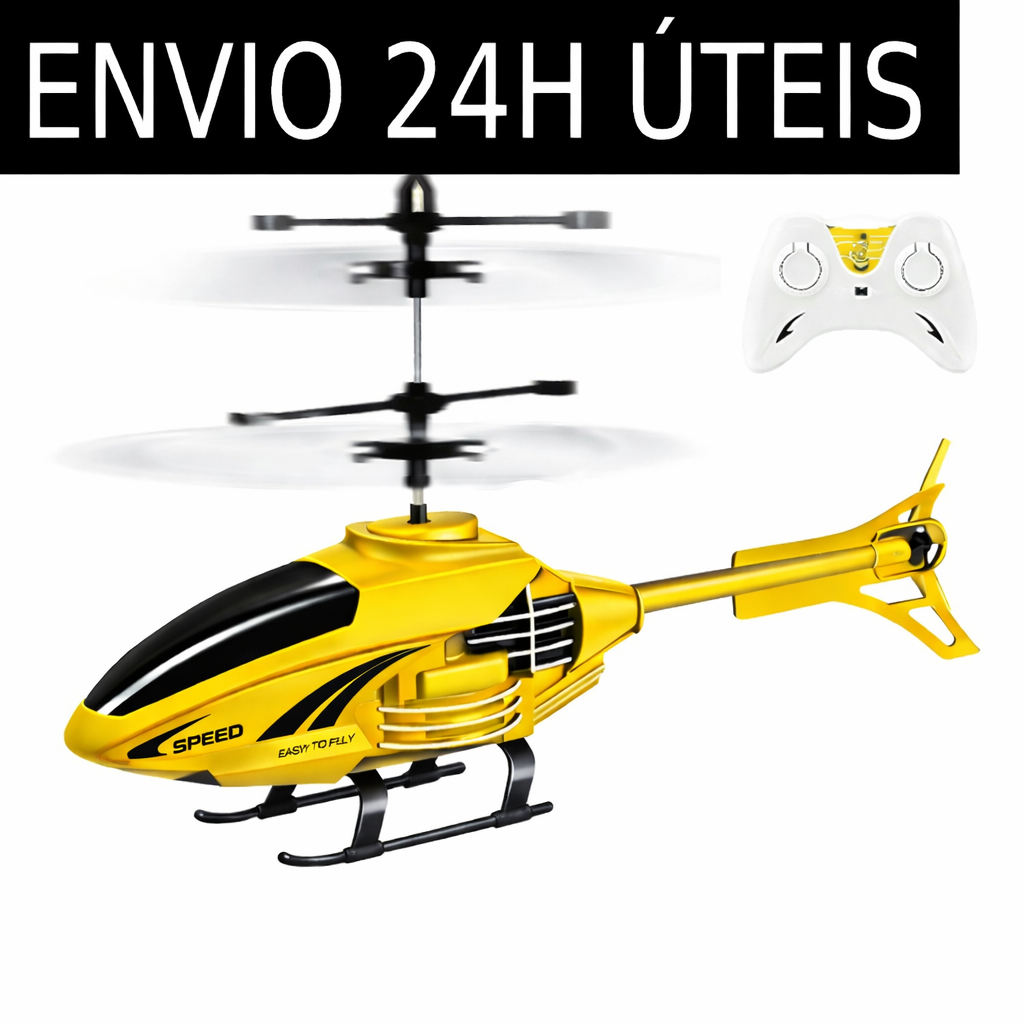 Helicóptero para Criança: Voo por Indução e Controle