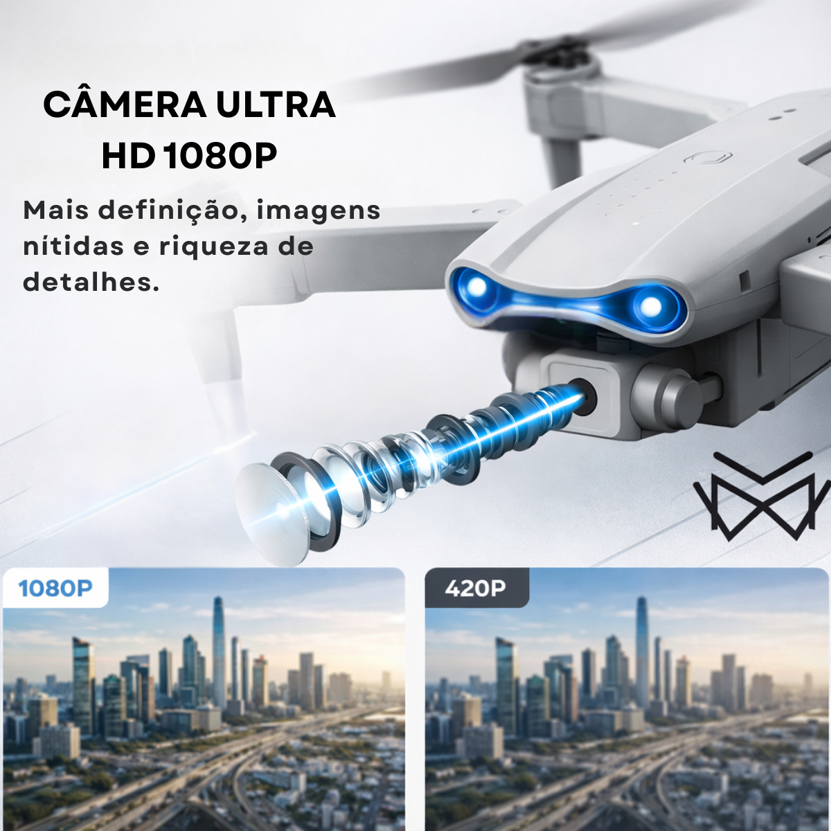 Drone Inova com sensores de desvio