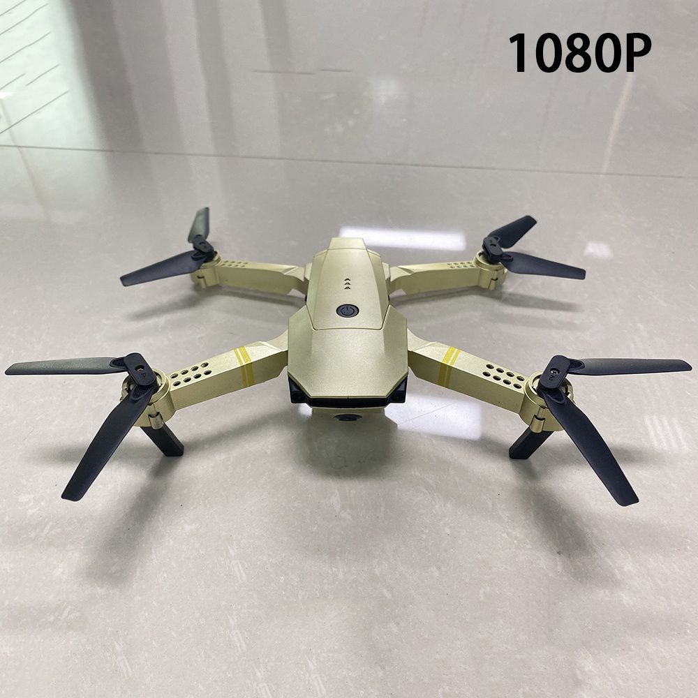 Drone E58 PRO Câmera HD Wifi, Fotos e Vídeos, Estabilidade, Dourado, com Bolsa