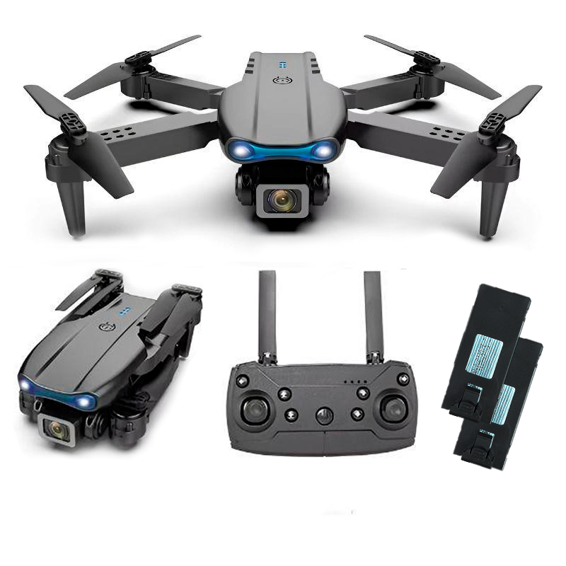 Drone Pro 4K E99 Pro Gravação WiFi 2.4G Com Três Baterias