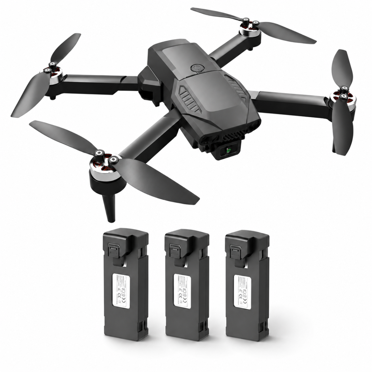 Drone F198 2025 Dual Câmera 4K HD Motor Sem Escova Estável