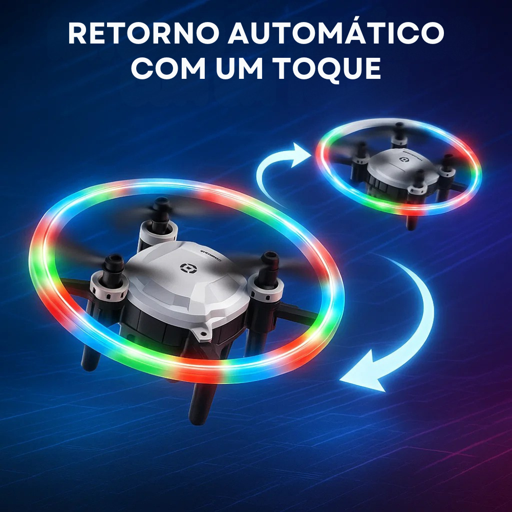 Drone Controle Remoto Giratório 360º Voa 100M Aurora Ball FX 41 Presente Crianças Inquebrável