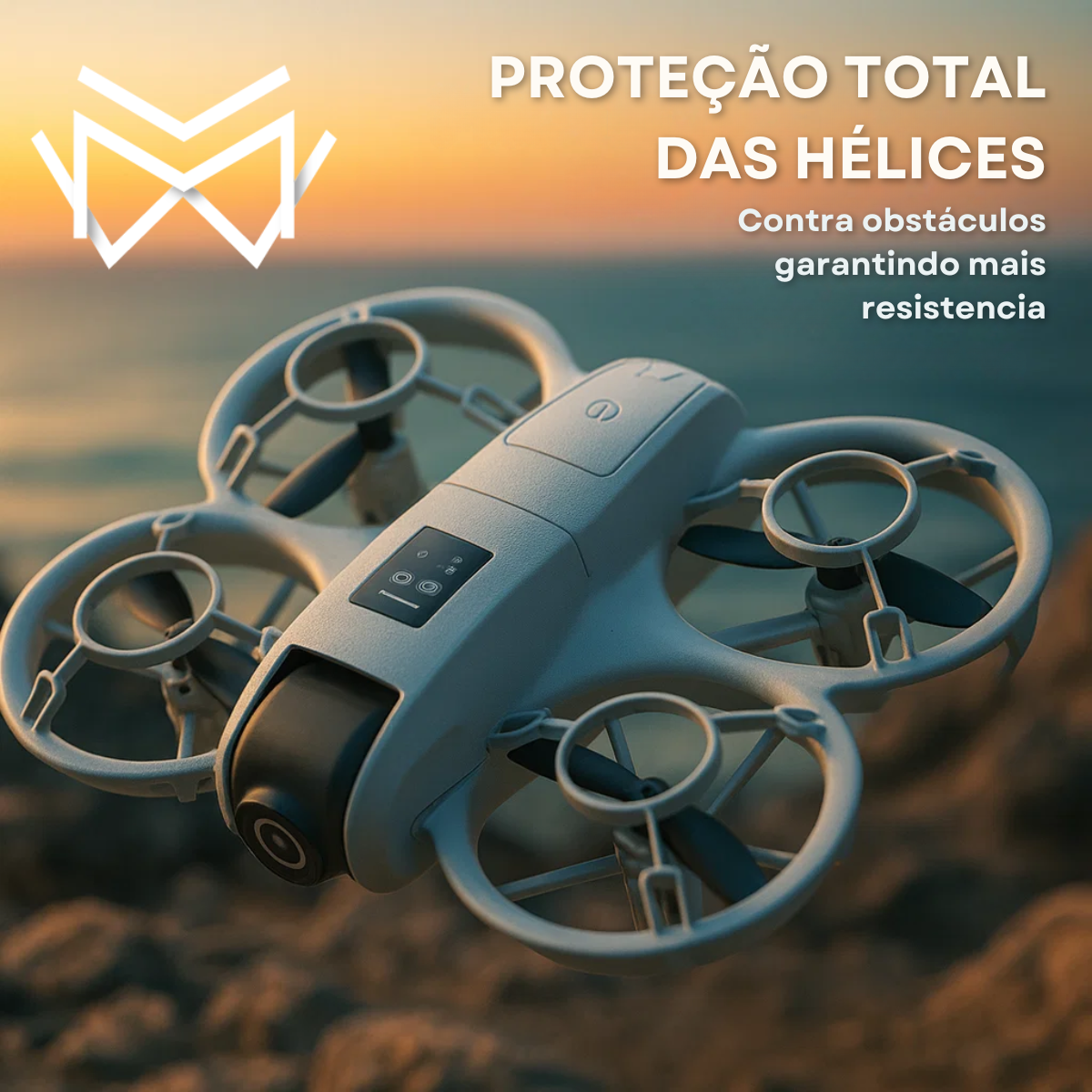 Mini Drone GT3 8k Duas Câmeras HD 5G FPV 2 Baterias