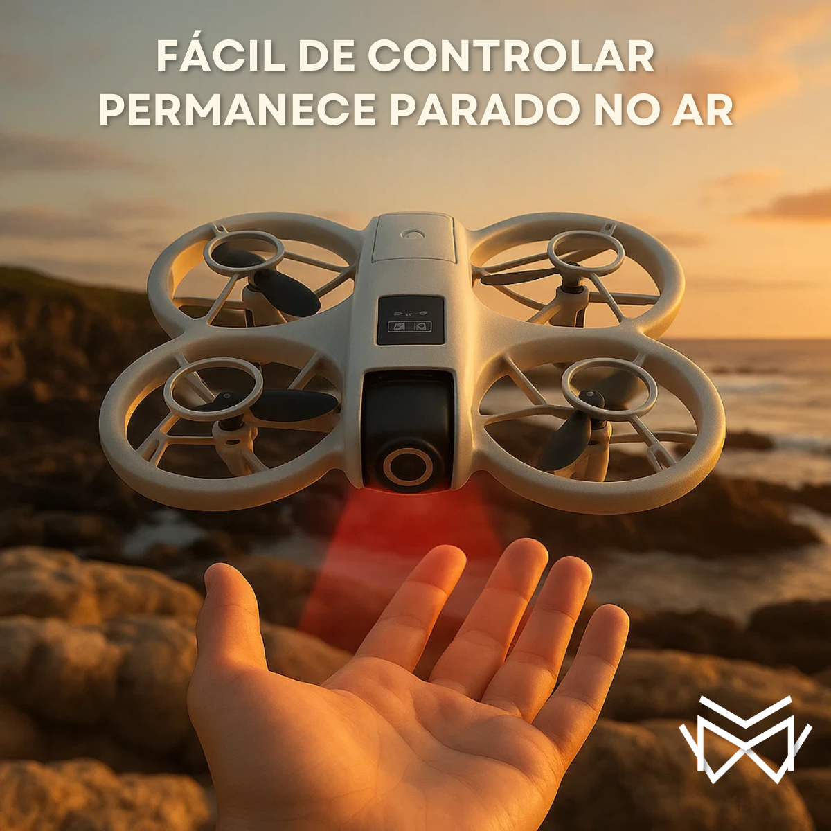 Mini Drone GT3 8k Duas Câmeras HD 5G FPV 2 Baterias