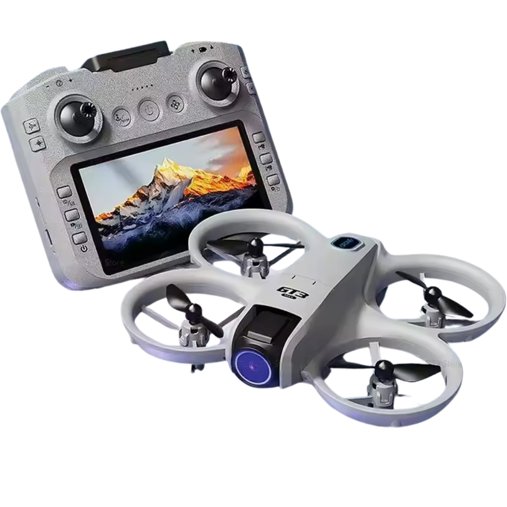 Mini Drone GT3 8k Duas Câmera HD 5G FPV Controle com Tela