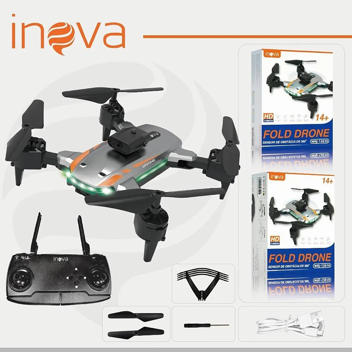 Drone com Câmera 4K Q6 MAX WiFi 5G Longa Distância Sensor Inteligente Anticolisão  Dobrável