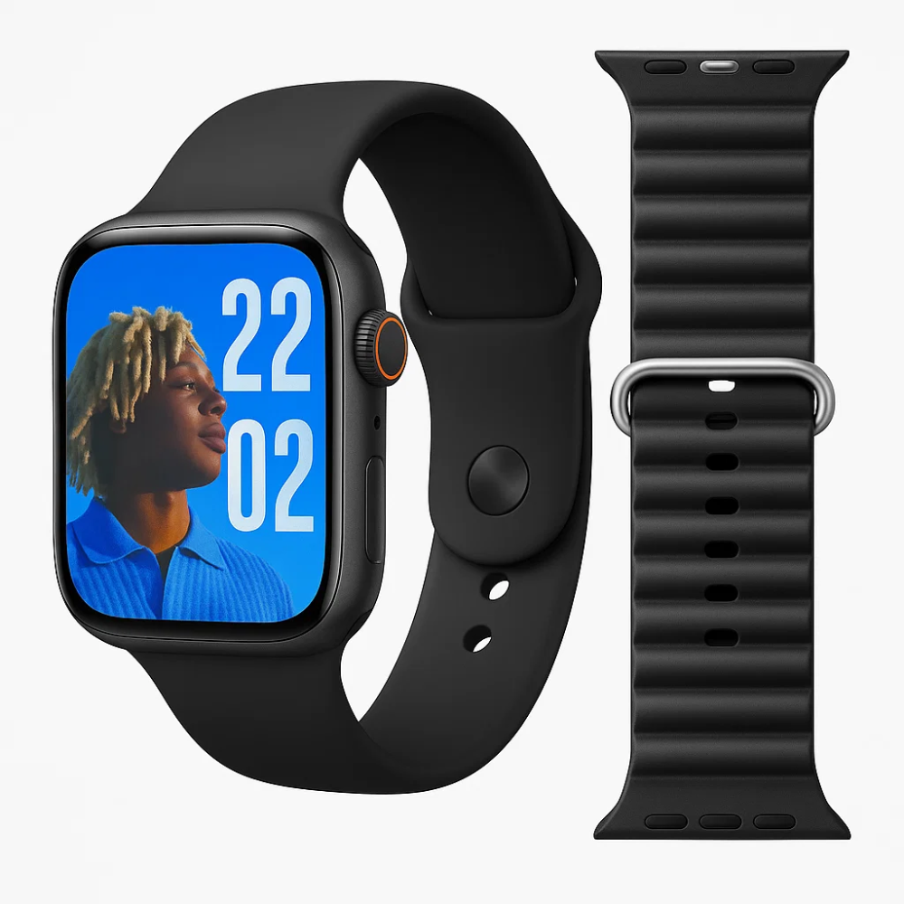 Smartwatch S11 Pro Esporte Chamadas Bluetooth 2 Pulseiras