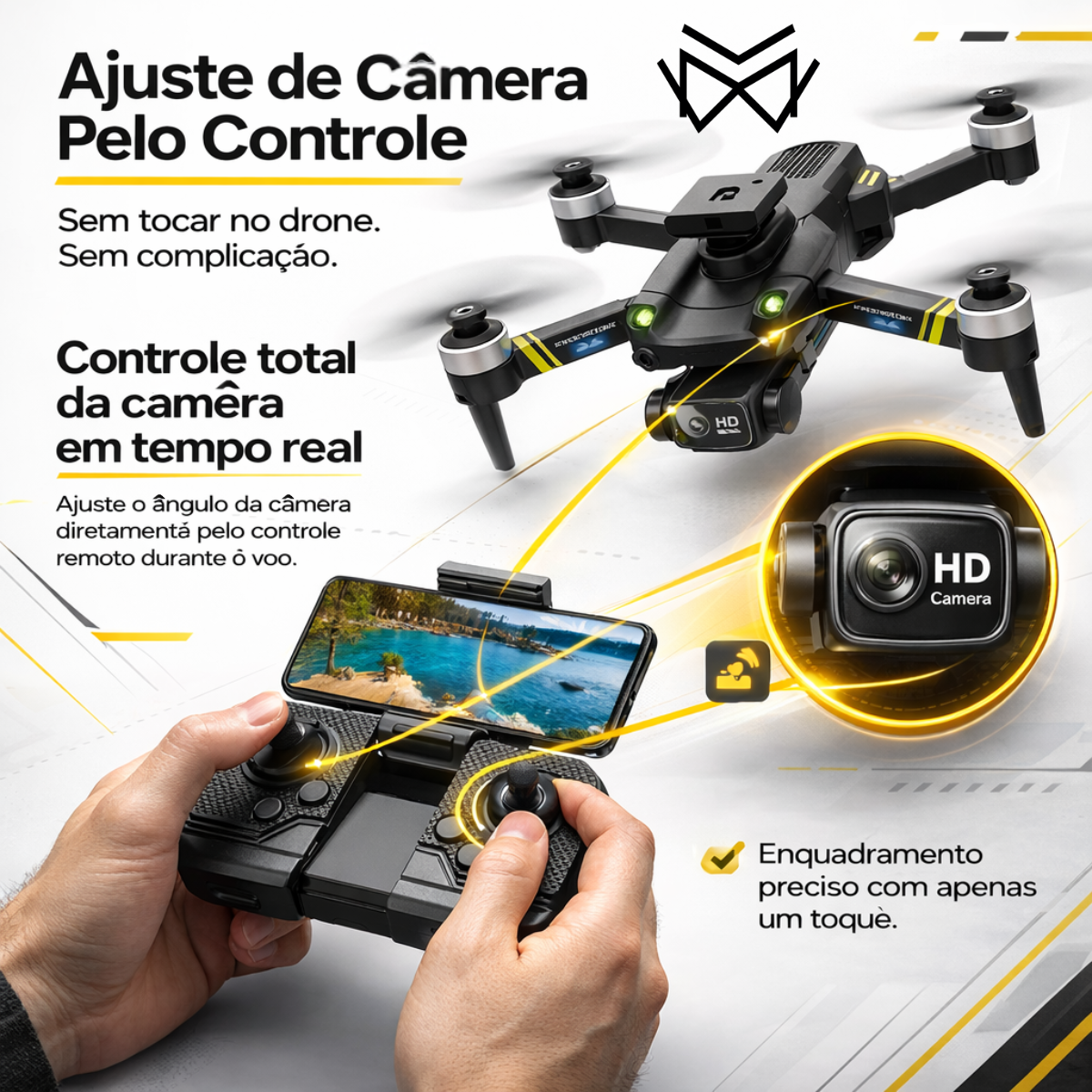 Drone S172 Duas Câmeras 4K Wifi 5G Obstaculo Motor Brushless