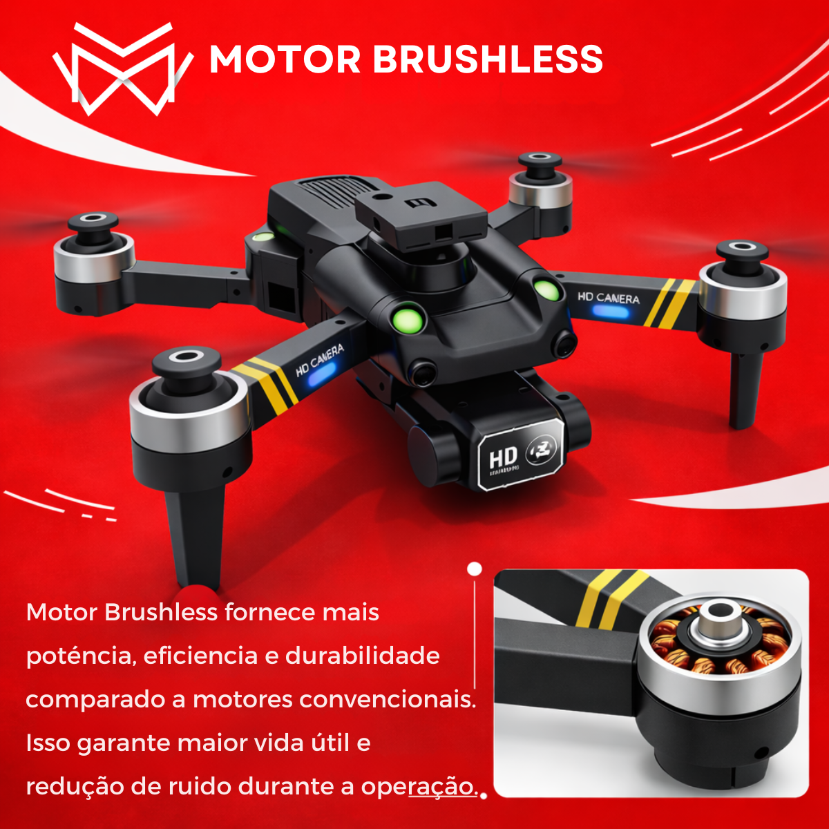 Drone Profissional S172 Motor Brushless