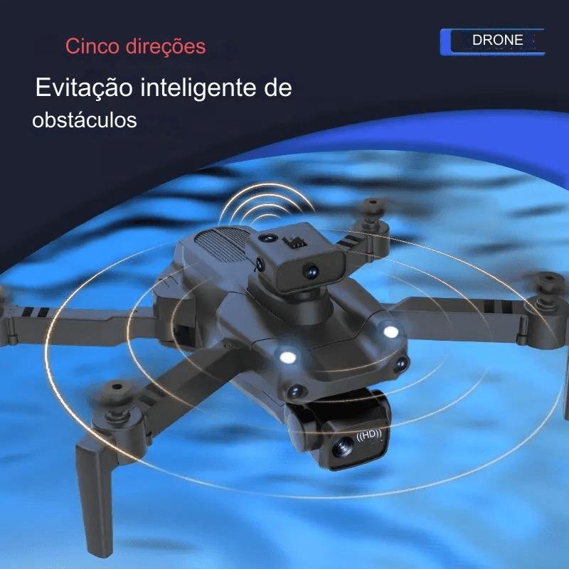 Drone S172 Max C/ Duas Câmeras 4K Wifi 5G Sem Cabeça 3 Bat