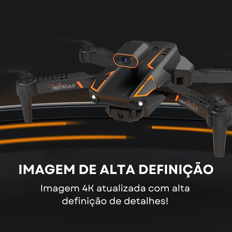 Drone S91 Câmera Dupla 4K Estável Controle Remoto 3 Baterias