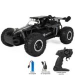 Carrinho Controle Remoto 2024 Rápido 2.4 Ghz Off Road Corrida Suspensão Molas Aerofólio Bateria